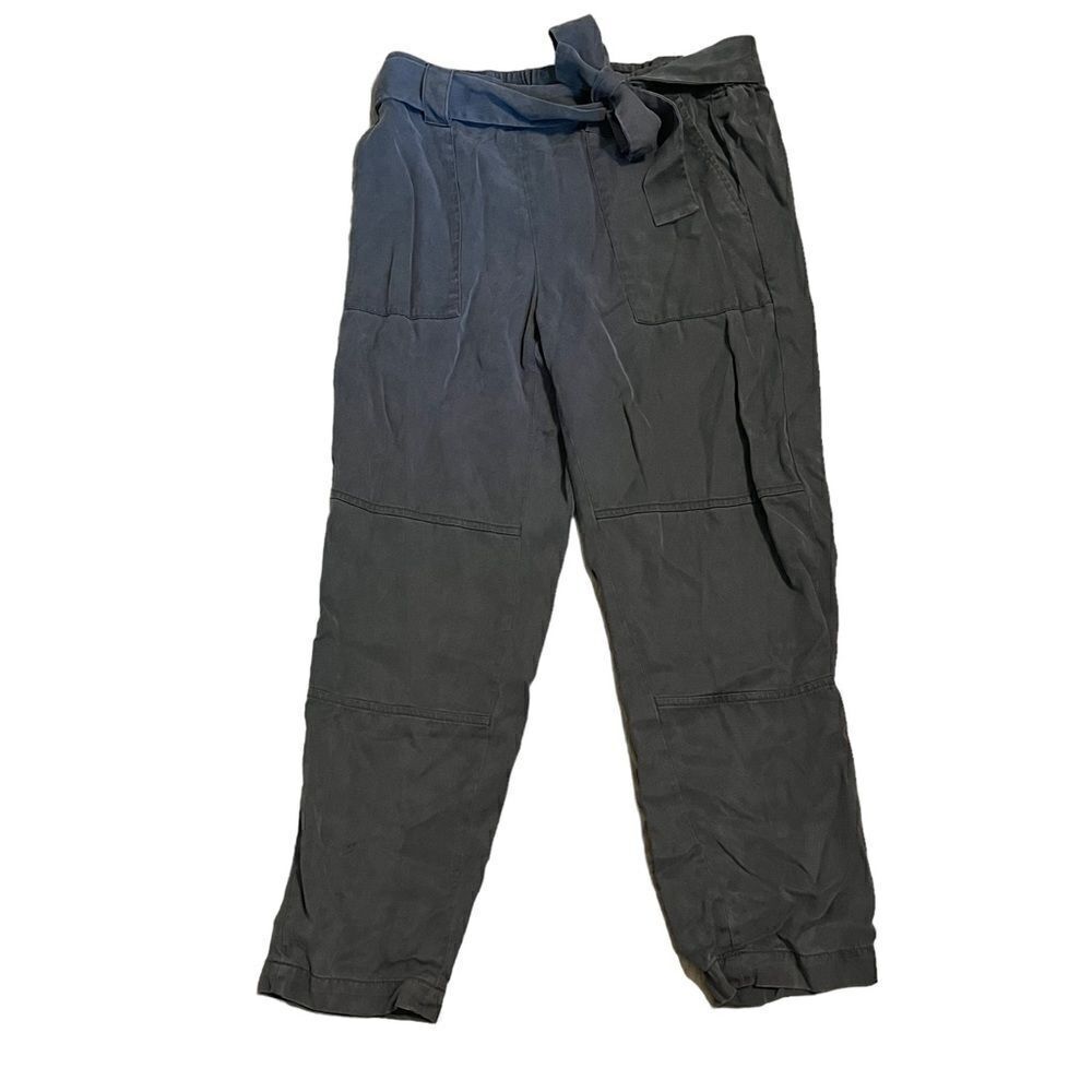 Banana Republic Grey Paperbag Waist Pants